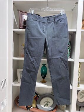 LOFT Marisa Skinny Gray Pants 8